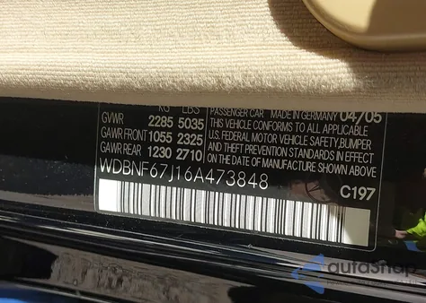 2006 Mercedes-Benz S 350 z USA, uszkodzony, nr VIN WDBNF67J16A473848